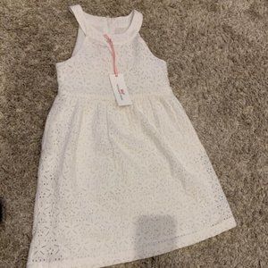 Girls Size 7 Vineyard Vines White Dress